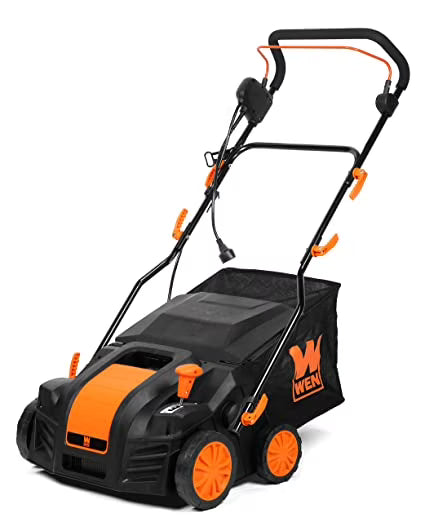 WEN 2 in 1 16 15 Amp Corded Electric Self Propelled Walk - Behind Dethatcher and Scarifier - image 1