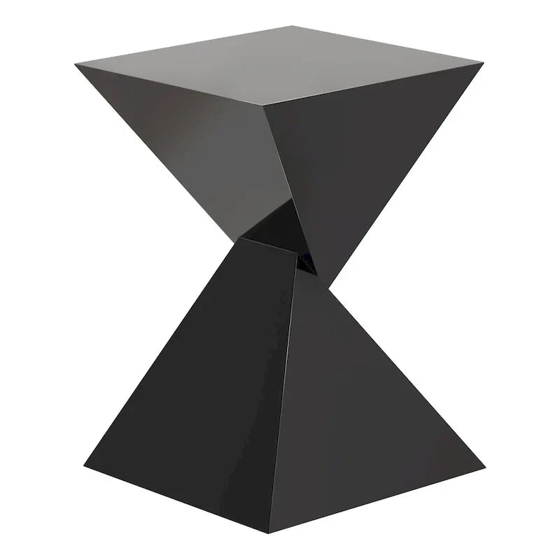 Contemporary Acrylic Accent End Table for Outdoor Use - Dimensions: 18.11"H x 12.6"W x 12.6"L - image 31