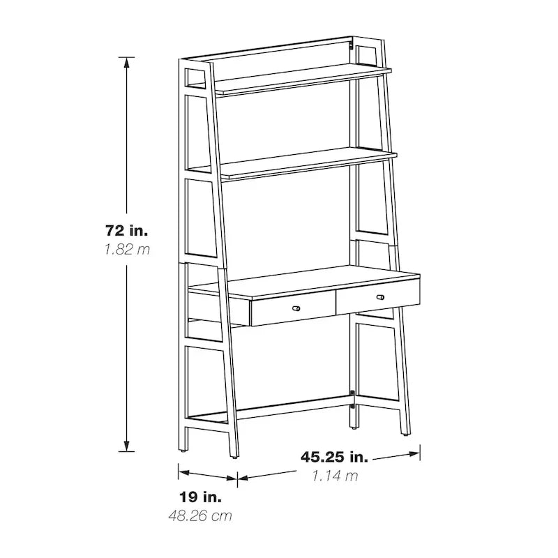 Lancaster 45-Inch Ladder Desk - image 3