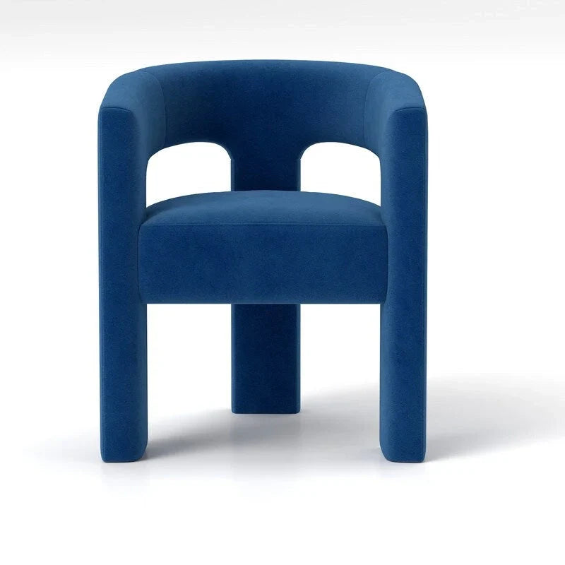 SEYNAR Contemporary Glam Velvet Dining Chair with Open-Back Design - image 9