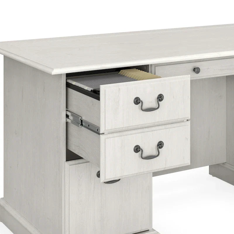 Saratoga Executive Desk with Drawers and Storage by Bush Furniture - image 11