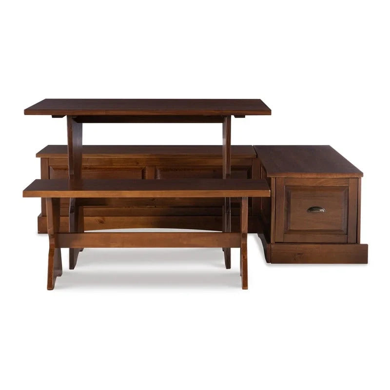 Ame Walnut Backless Nook Table Collection - image 5