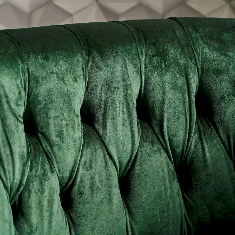 Milani Velvet Tufted Scroll Arm Loveseat by Christopher Knight Home - image 17