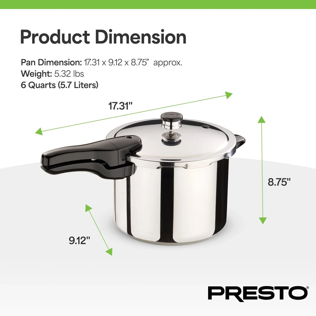 Presto? 6 Quart Stainless Steel Pressure Cooker - image 6