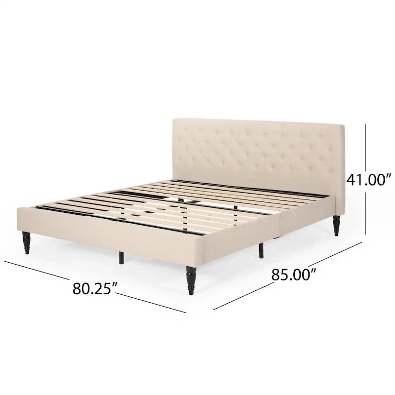 Christopher Knight Home Atterbury King Size Upholstered Bed Platform - image 23