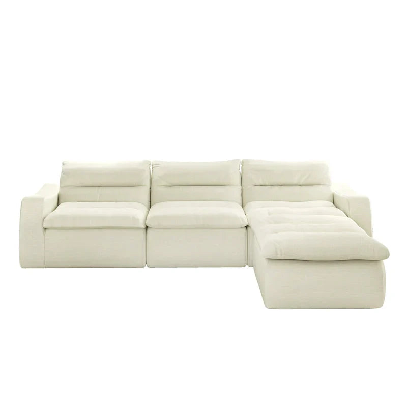 116.26 Modular Foam L-Shaped Sofa - Versatile Free Combination, No Assembly Required & Ergonomic Support (Available in 4 or 6-Seater) - image 22
