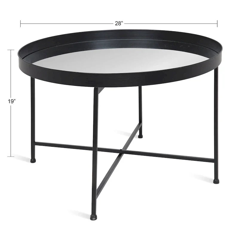 Kate and Laurel Celia 28.25-Inch Round Metal Coffee Table - image 35