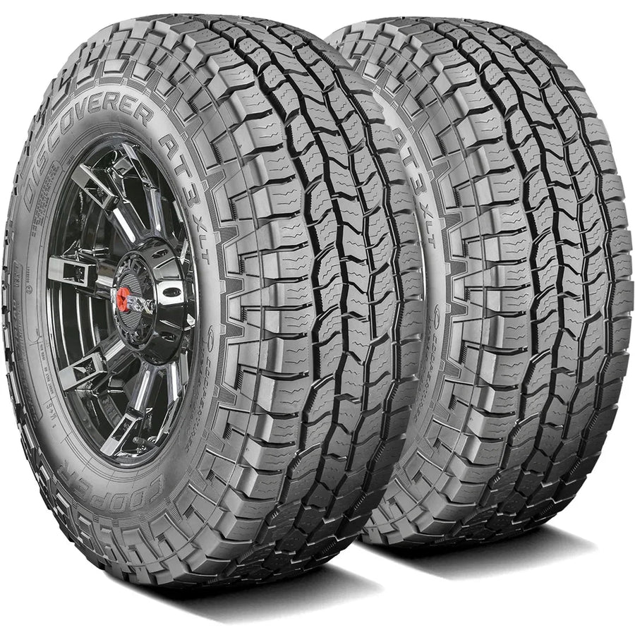 Pair of 2 (TWO) Cooper Discoverer AT3 XLT LT 285/60R20 125/122S E 10 Ply A/T All Terrain Tires - image 1