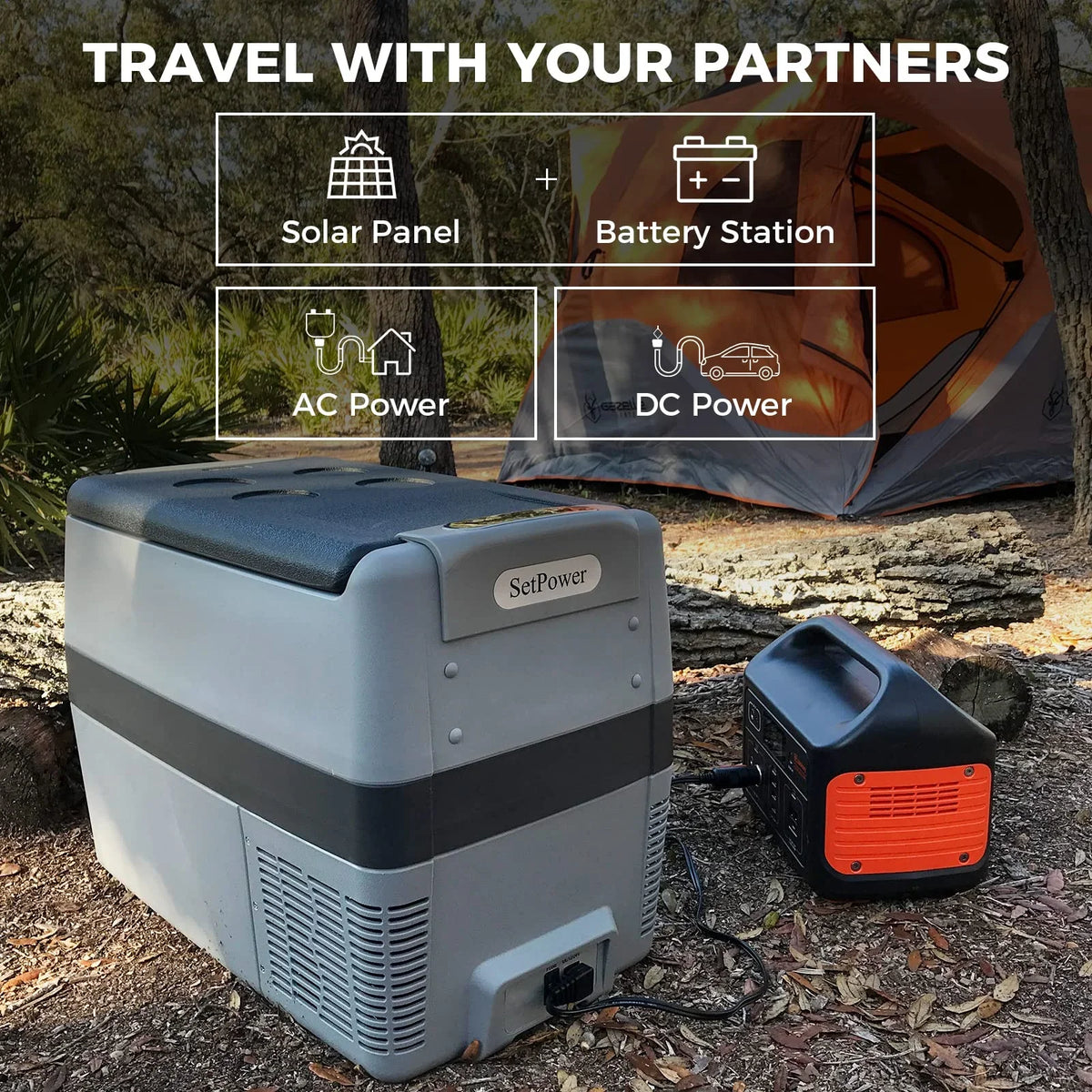 Setpower 12V Portable Refrigerator Freezer, 32 Quart Outdoor Fridge for Camping,Car Refrigerator,Electric Cooler for Truck, RV, Travel,3-Year Warranty - image 14
