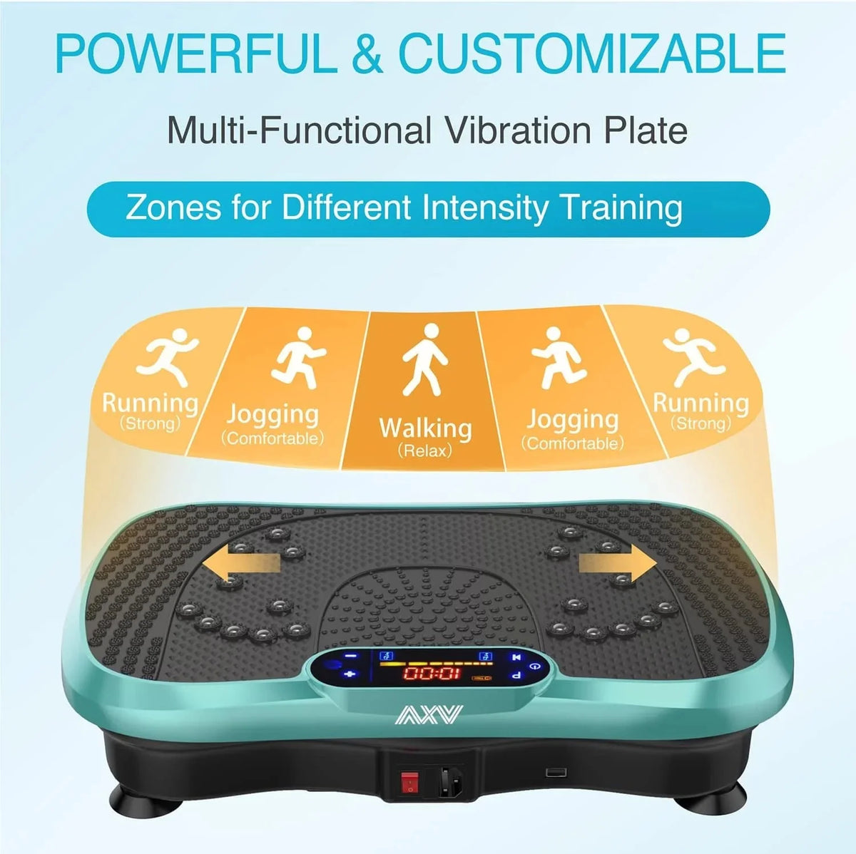 Vibration Plate Fitness Platform Exercise Machine Vibrating Lymphatic Drainage Shaking Full Body Shaker Workout Vibrate Stand Shake Board Sport Gym for Weight Loss Fat Burner for Women Men - image 36