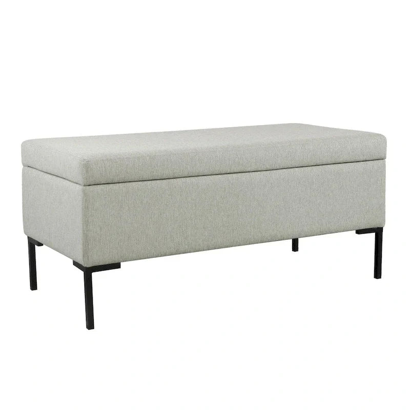 HomePop Metal-Leg Storage Bench - image 15