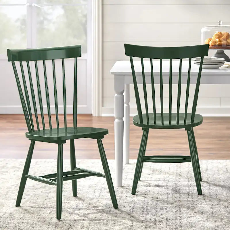 Set of 2 Venice Solid Wood Spindle Dining Chairs by Simple Living - image 16