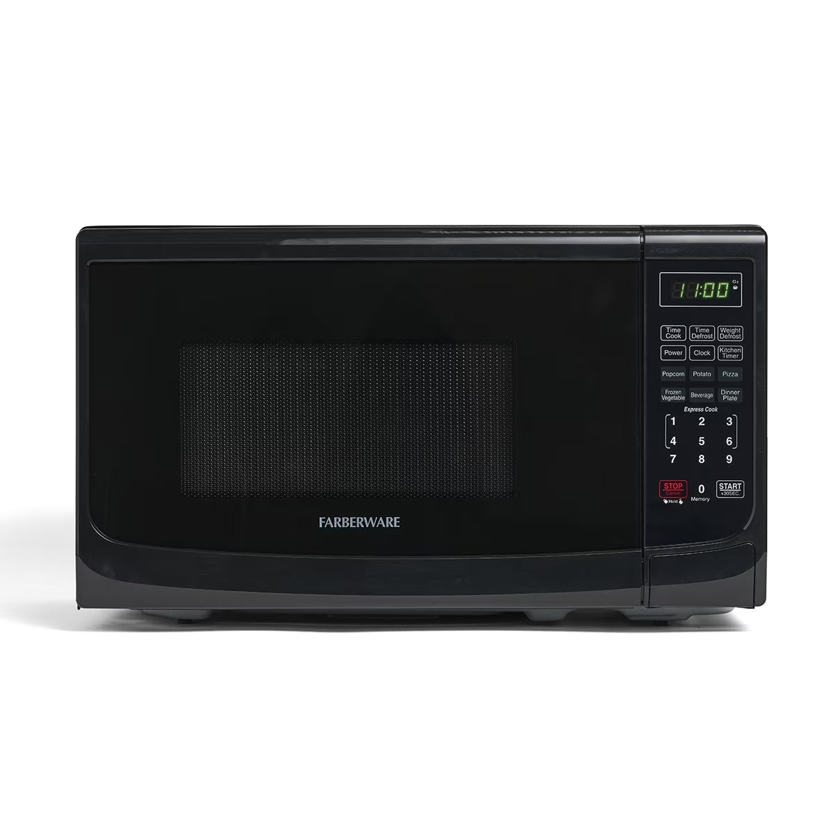Farberware Countertop Microwave Oven with LED Lighting & Child Lock, 0.7 Cu Ft Black - image 1