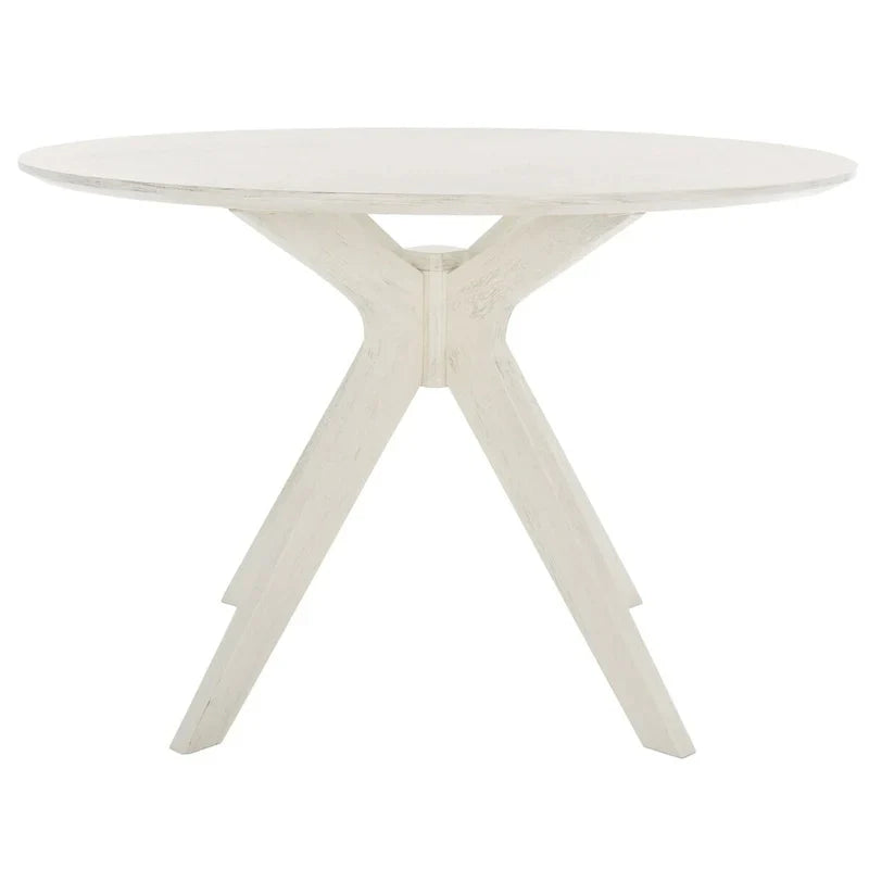Round Dining Table with Wooden Base for Kitchen and Dining Room - image 17