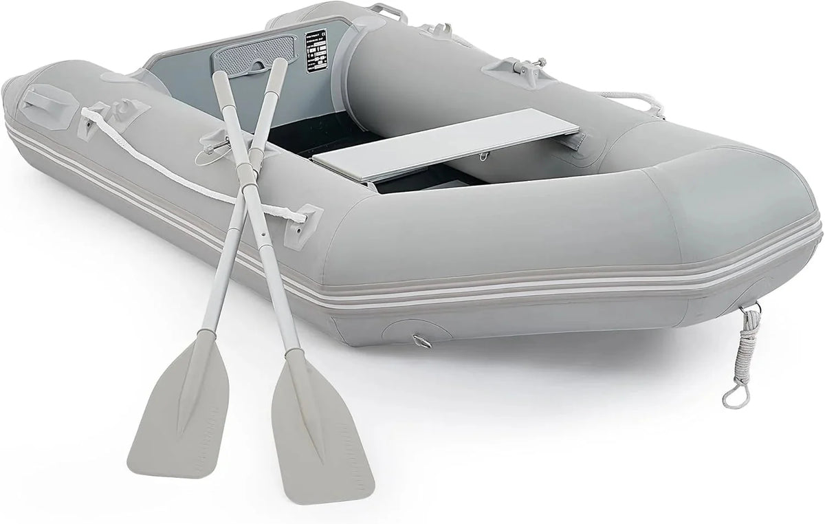 CREWORKS 7.5ft Inflatable Dinghy Boat, 2 Person 660lb Transom Sport Tender Boat with Pump Aluminum Oars Floor, Heavy Duty Inflatable Raft Kayak for Adults - image 8