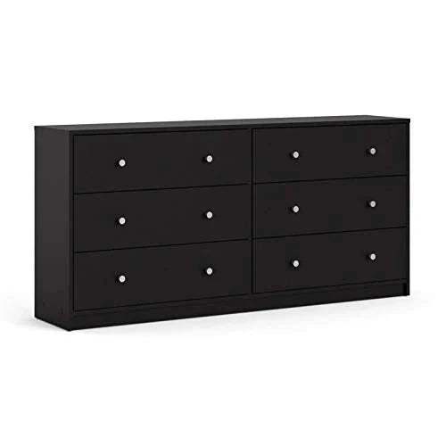 Home Square 3 Piece Bedroom Set with 6-Drawer Double Dresser - image 8