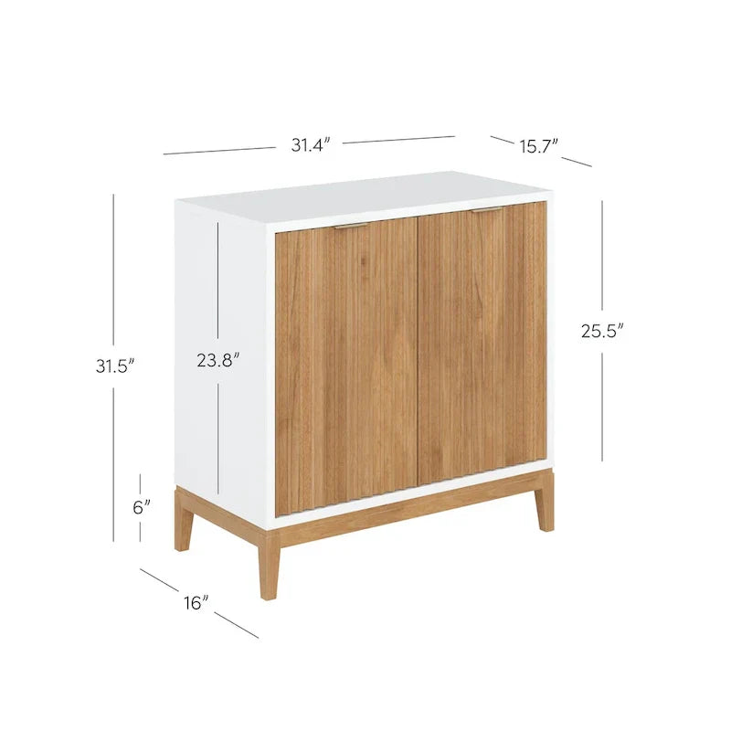 Jasper Contemporary Sideboard - Kitchen Storage Cabinet with Elegant Fluted Doors - image 31