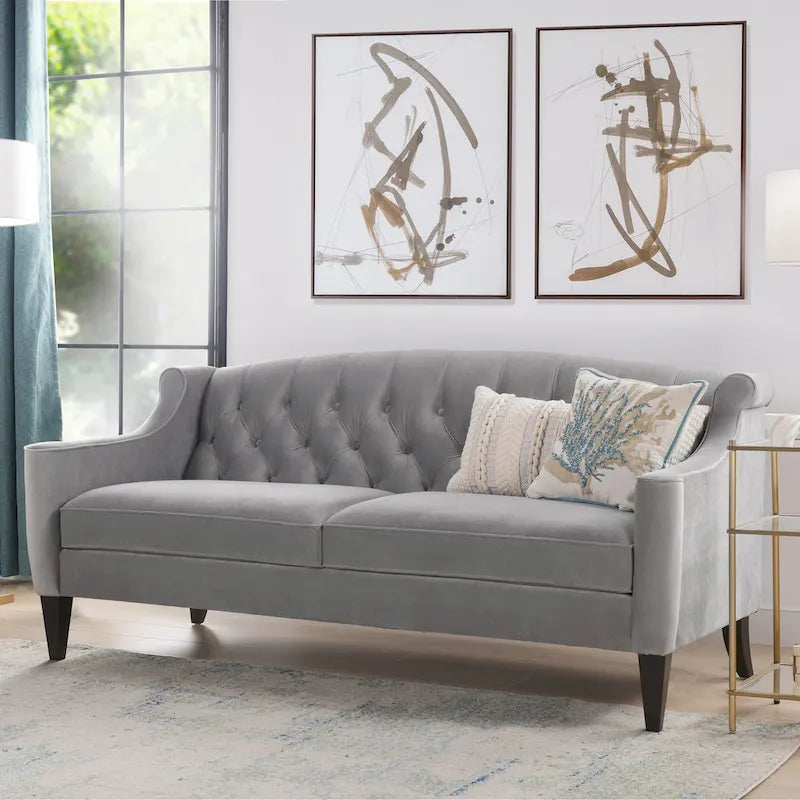 Jennifer Taylor Home Tufted Upholstered Sofa - image 4