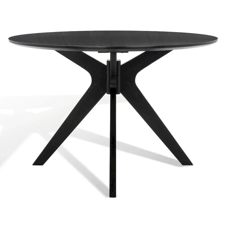 Round Dining Table with Wooden Base for Kitchen and Dining Room - image 29