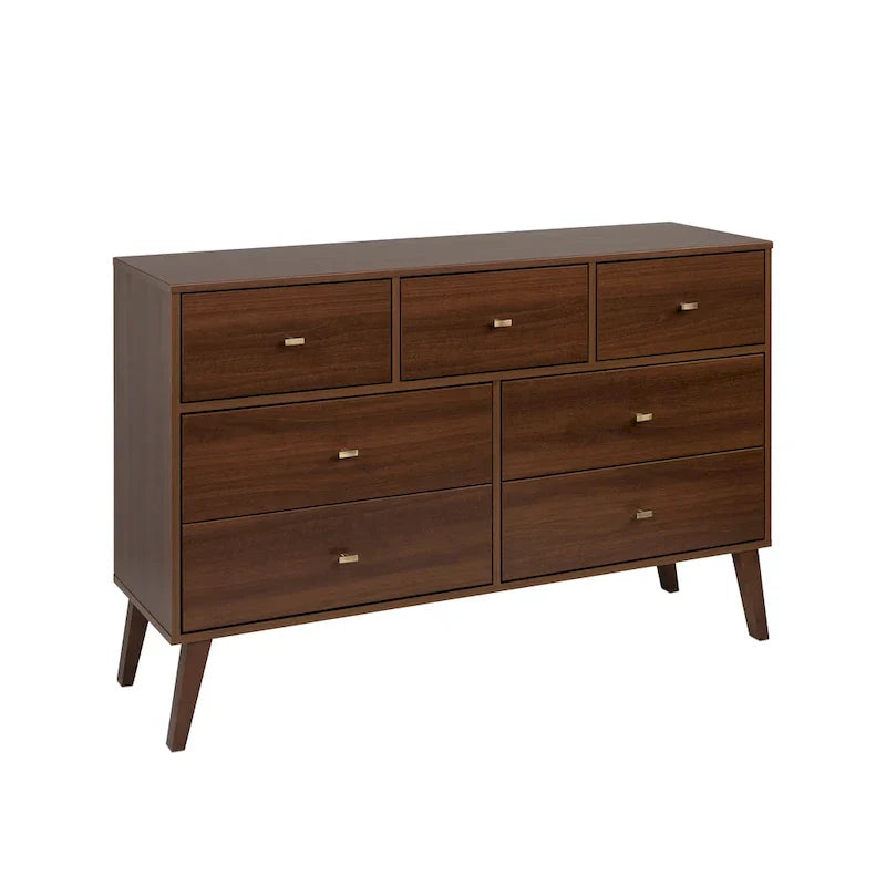 Prepac Milo 7-Drawer Dresser in Mid-Century Modern Style - image 16