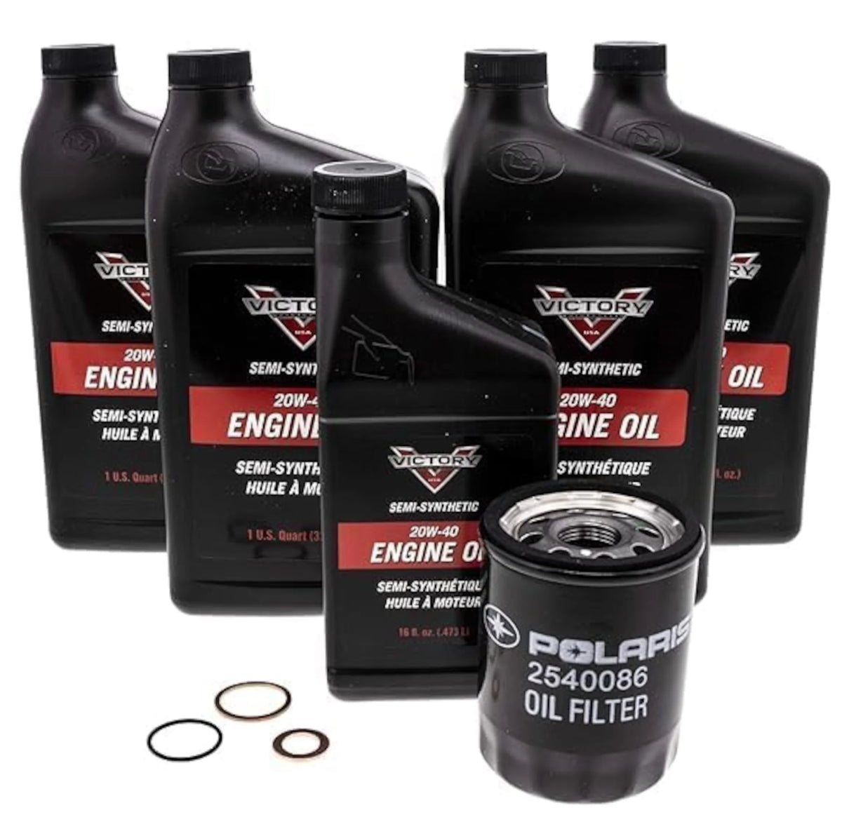 Victory OEM Oil Change Kit for 100 & 106 Cubic Inch Motor Engine 2879600 - image 2