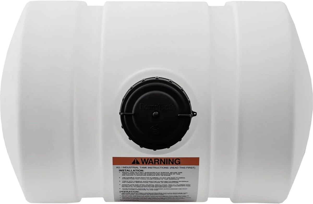 Horizontal Polyethylene Reservoir Water Tank with Legs, 550 Gallon, Made in the USA, Poly Tank for Water and Non-Flammable Liquids, Rust and Corrosion Proof - image 7