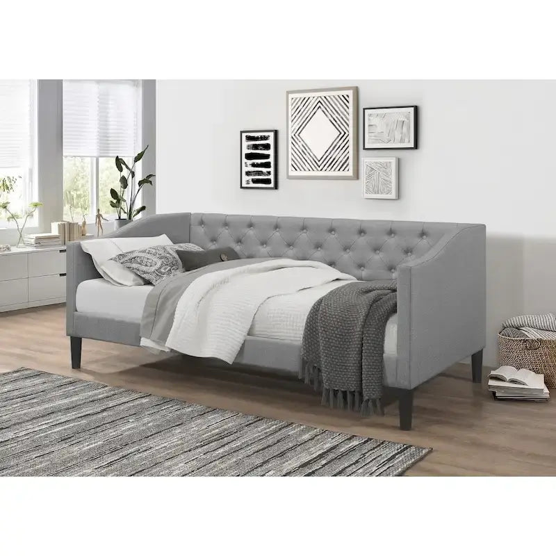 Gianna Twin Daybed with Upholstered Design - image 1