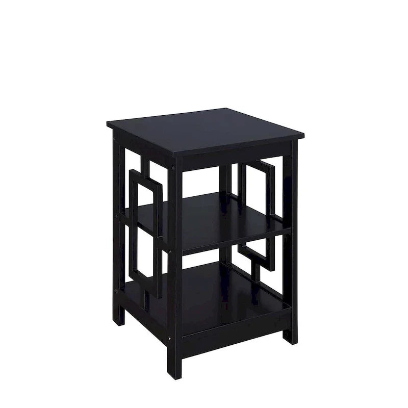 Convenience Concepts Town Square End Table Featuring Shelves - image 7