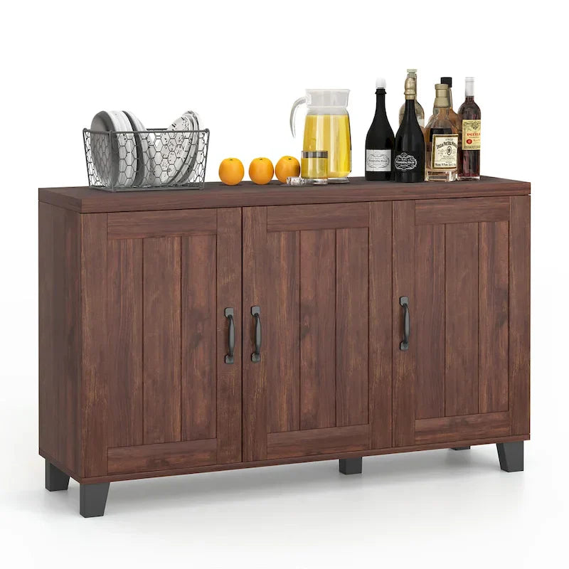 Costway 3-Door Storage Sideboard Buffet Cabinet Console - image 2