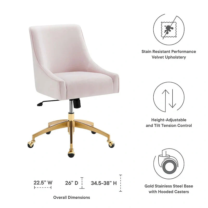 Discern Velvet Performance Office Chair - image 41