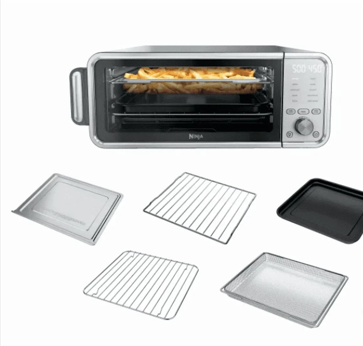 New Ninja Flip 10-in-1 Toaster Oven & Air Fryer with Added Broil Rack - image 2