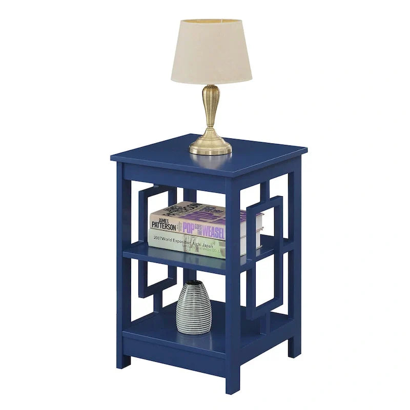 Convenience Concepts Town Square End Table Featuring Shelves - image 26