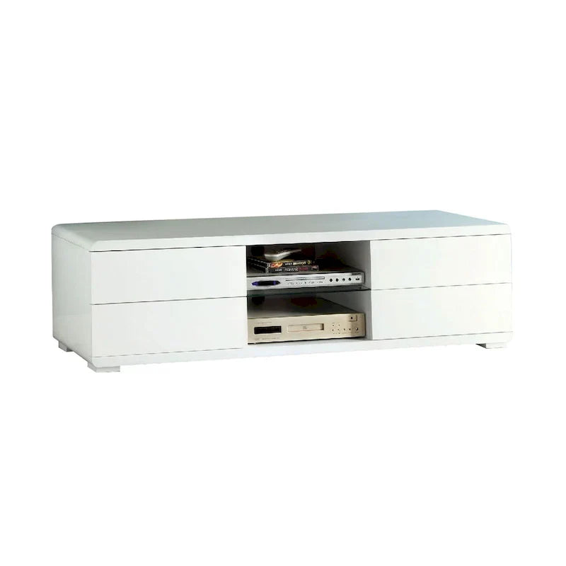 High Gloss Lacquer TV Stand with 4 Drawers - image 9