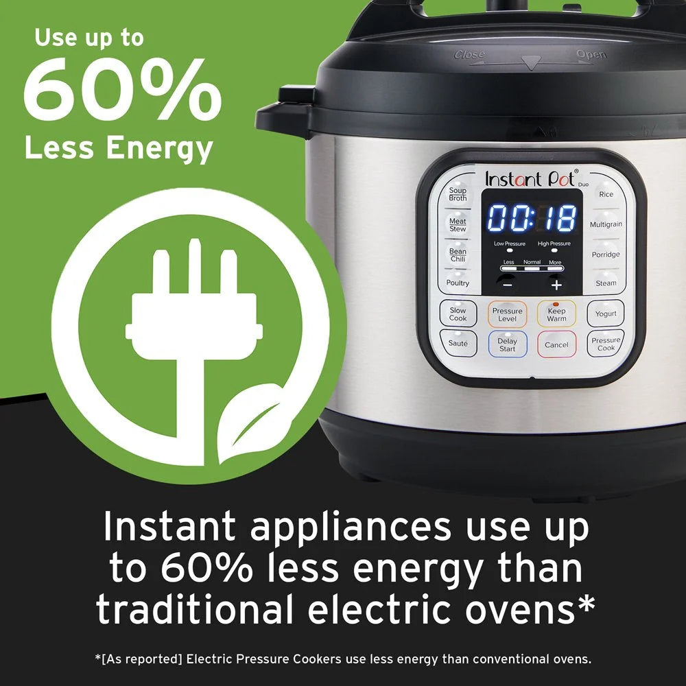 Instant Pot Duo 6 Qt Electric Pressure Cooker 7-In-1 with Easy-Release Steam Switch - image 4