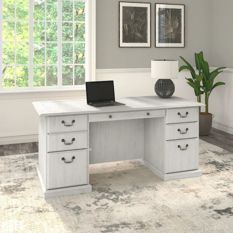 Saratoga Executive Desk with Drawers and Storage by Bush Furniture - image 1
