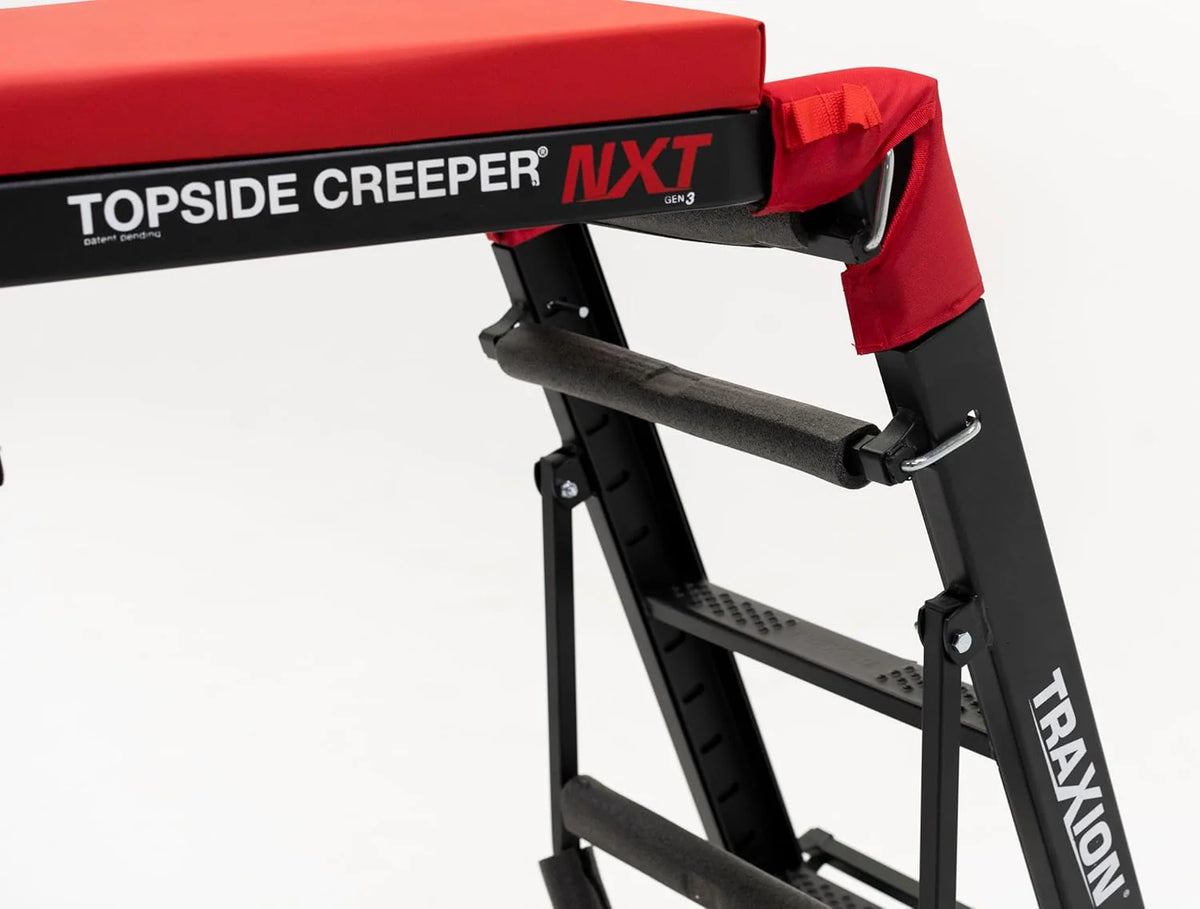 Traxion 3-200 NXT Foldable Topside Engine Creeper, Black - image 2