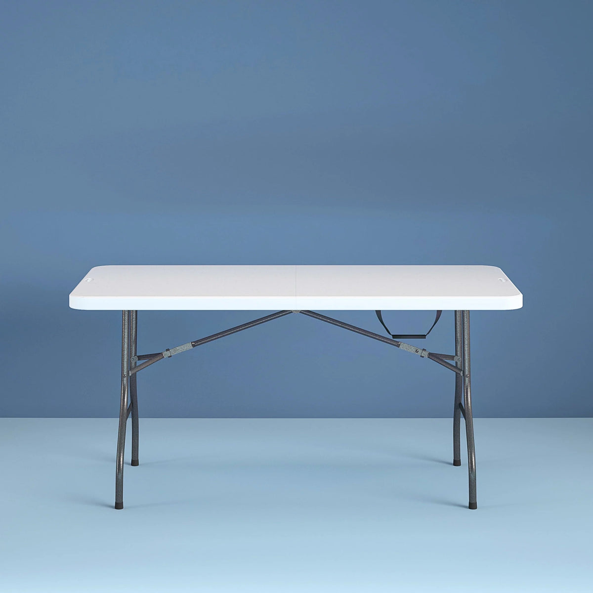Cosco 6 Foot Folding Table in White Speckle - image 5