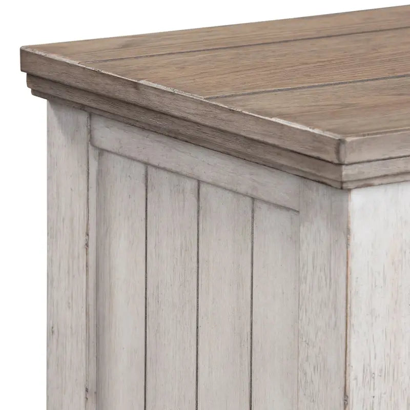 Heartland Antique White & Tobacco 9-Drawer Chest - image 2
