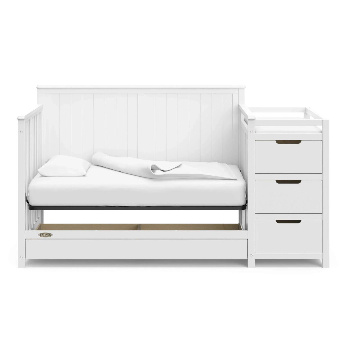 Graco Hadley 5-in-1 Convertible Crib and Changer with Drawer - image 6