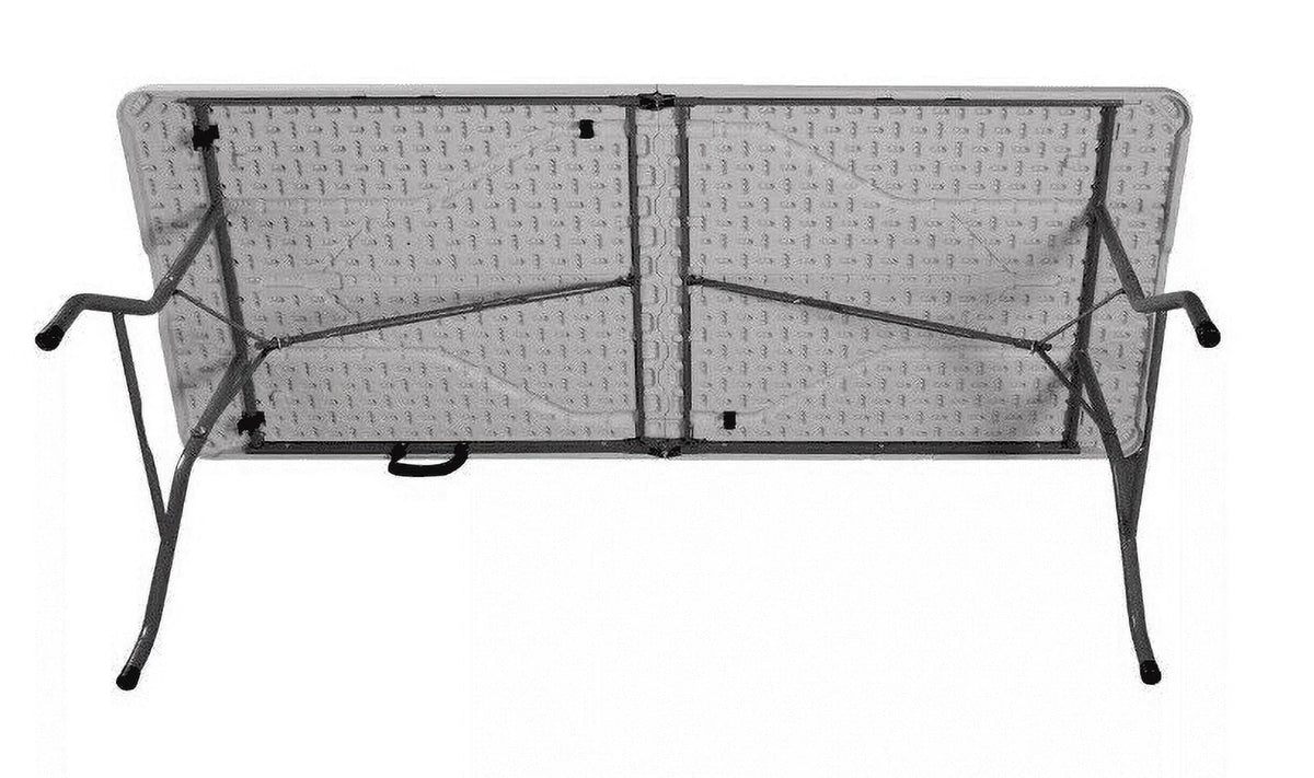 Cosco 6 Foot Folding Table in White Speckle - image 8