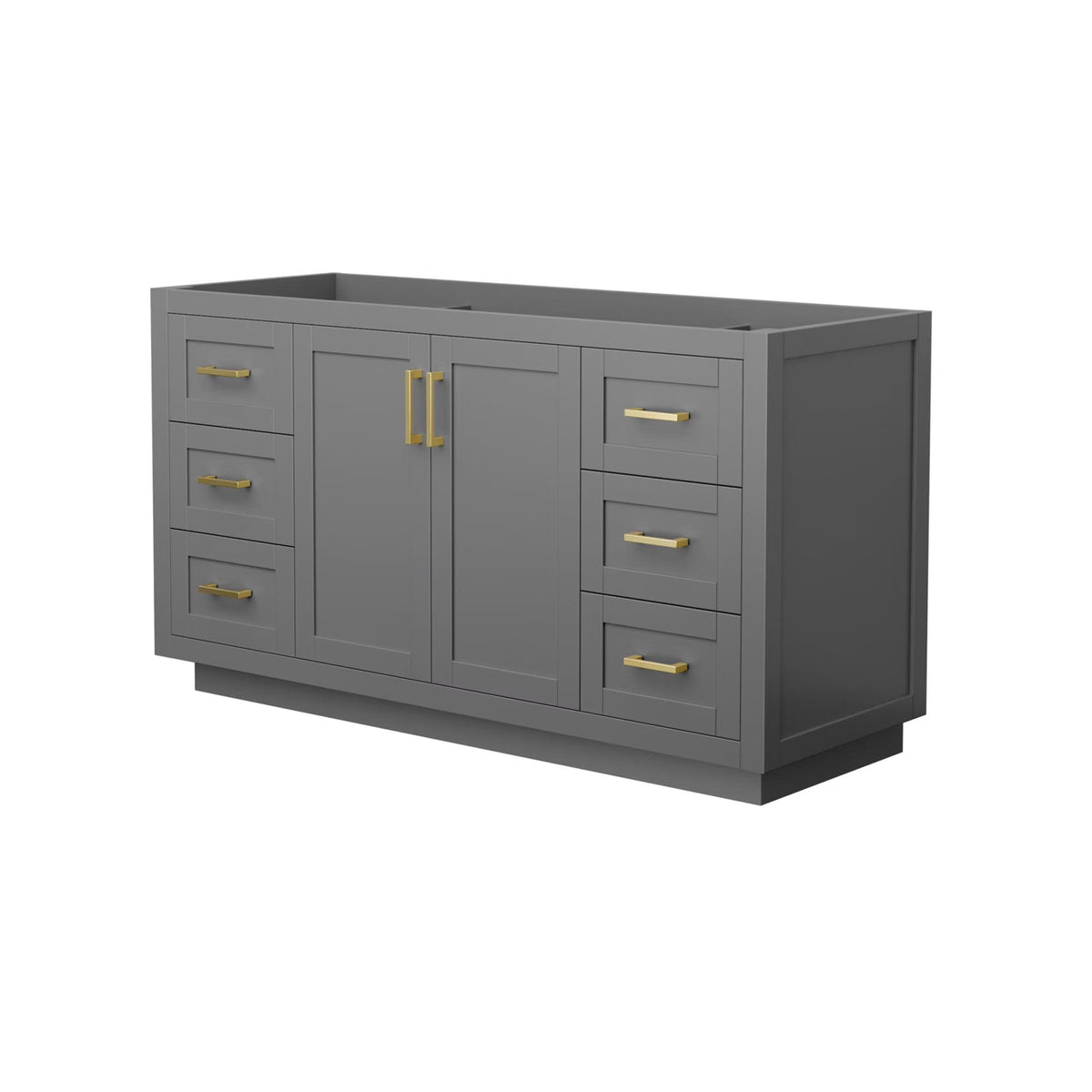 Wyndham Collection Wcf2929-60S-Cx-Mxx Miranda 60" Single Free Standing Vanity Cabinet Only - image 7