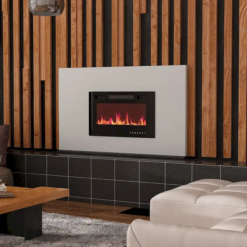 Remote-Controlled Electric Fireplace TV Stand Entertainment Center - image 18