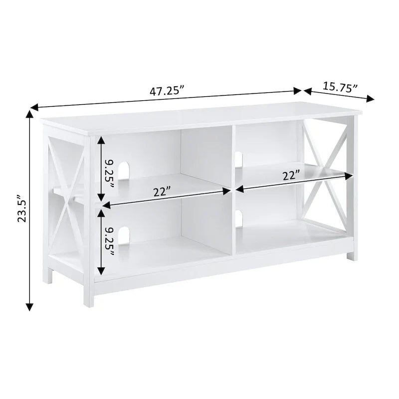 Oxford 55-Inch TV Stand with Shelves by Convenience Concepts - image 13
