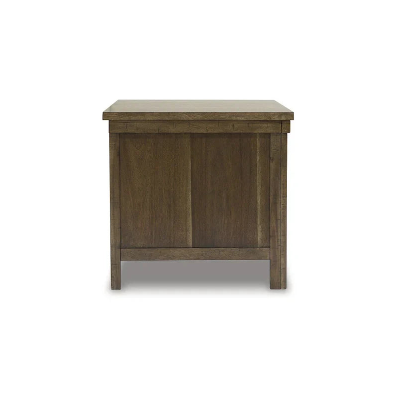 Signature Design by Ashley Moriville Brown End Table - Dimensions: 24"W x 26"D x 25"H - image 5