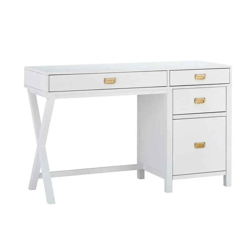 Linon Poppy Side Storage Writing Desk - image 2