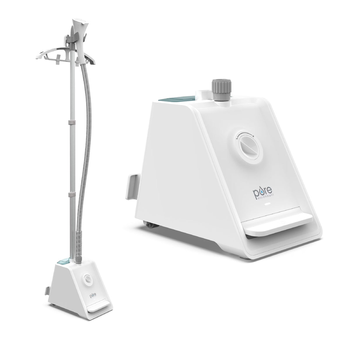 Pure Enrichment PureSteam Pro Upright Clothes Steamer - Professional Standing Garment Steamer & Foot Pedal - Half Gallon Tank with 1 Hr of Sanitizing - image 1