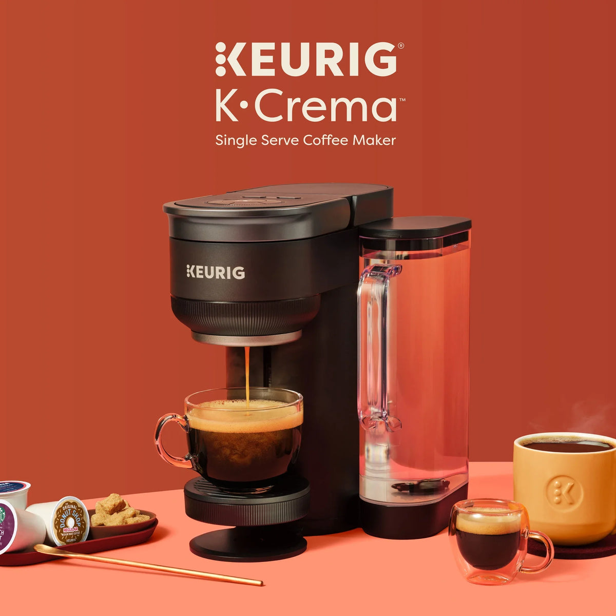 Keurig K-Crema Single Serve K-Cup Pod Coffee Maker - image 8
