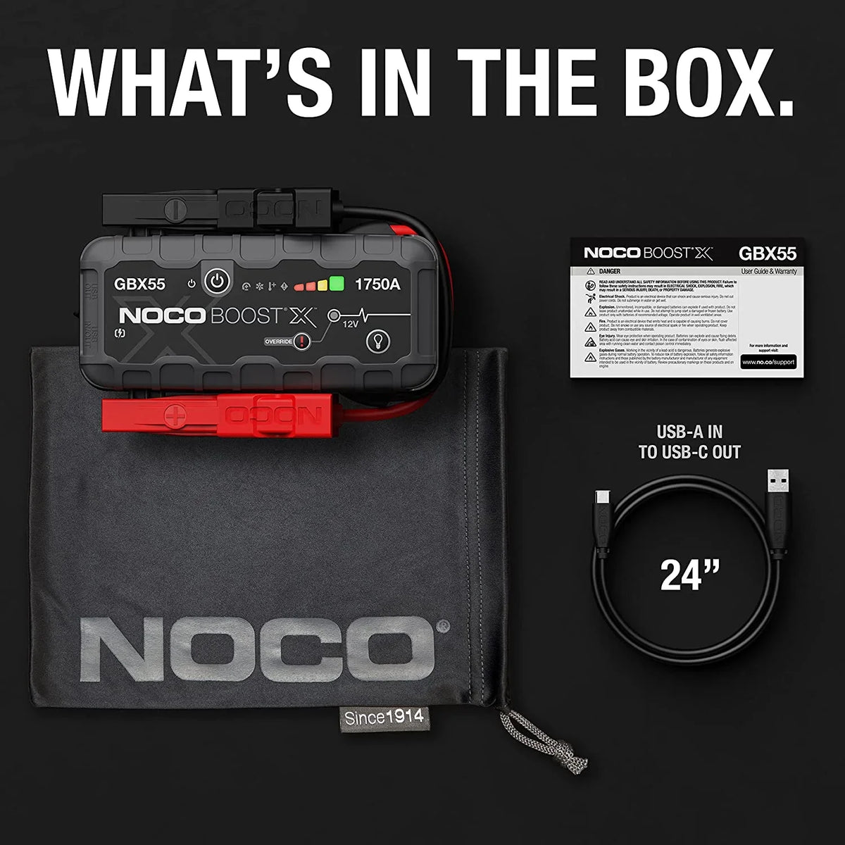 NOCO Boost X GBX55: 1750A 12V UltraSafe Portable Lithium Jump Starter - image 7