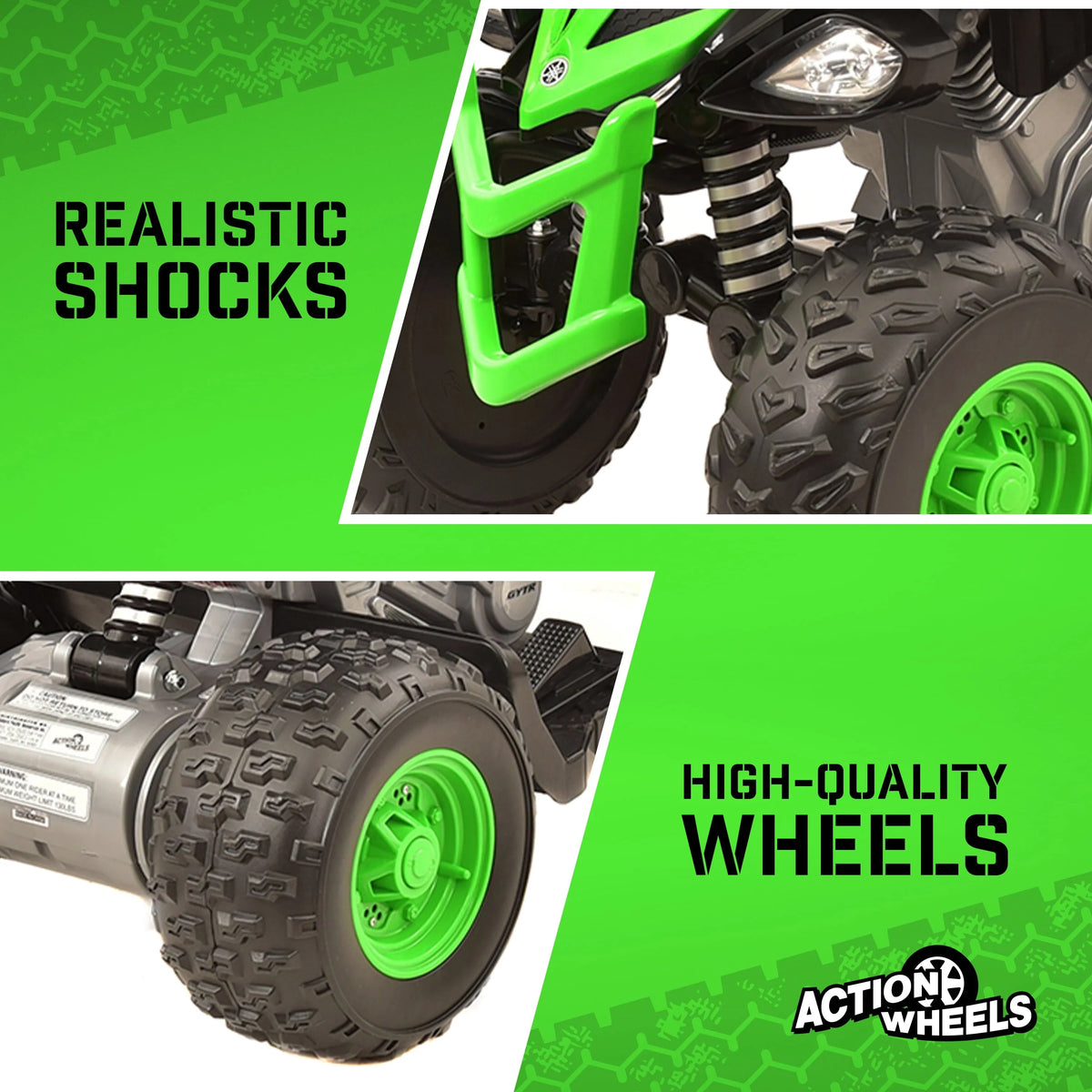 Yamaha 12V Raptor ATV Powered Ride-on for Boys & Girls, Ages 3+, up to 5 MPH - image 3