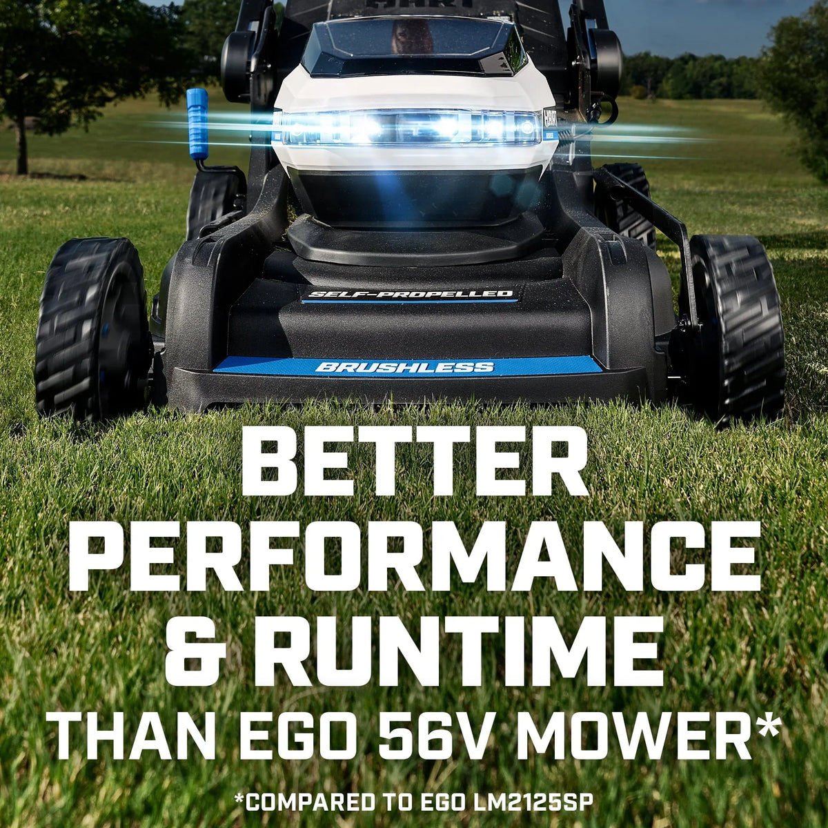 HART 40-Volt 21-inch Supercharge 3-in-1 Self-Propelled Mower Kit, (2) 6.0Ah Lithium-Ion Batteries - image 3